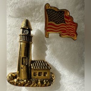 Vintage Pins Set of 2